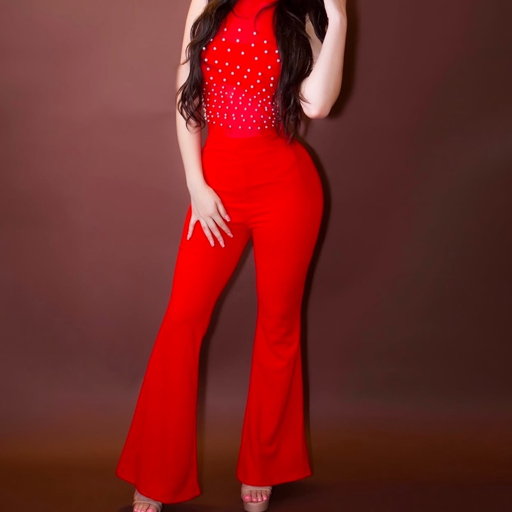 Shein Rhinestone Jumpsuit